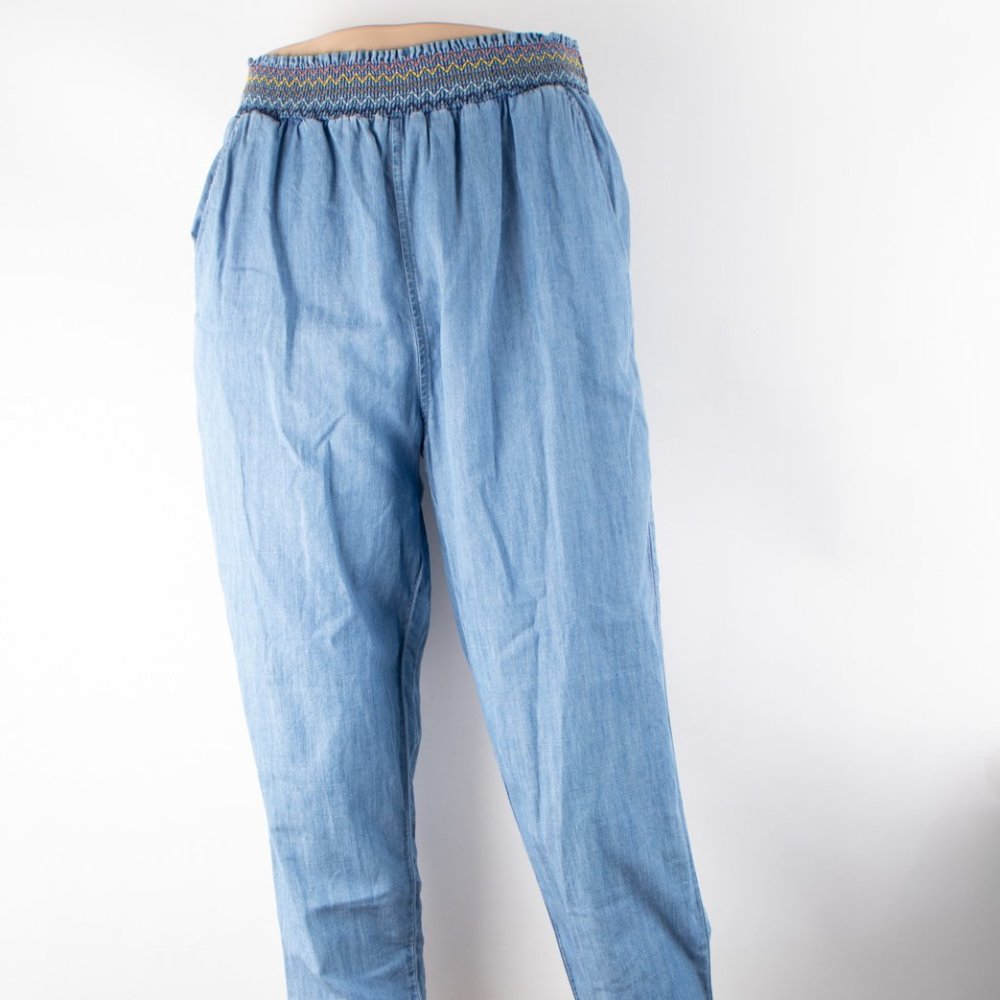J.Crew Madewell Pull-On High-Rise Size L Boho Style (33 X 25) Women's Pants